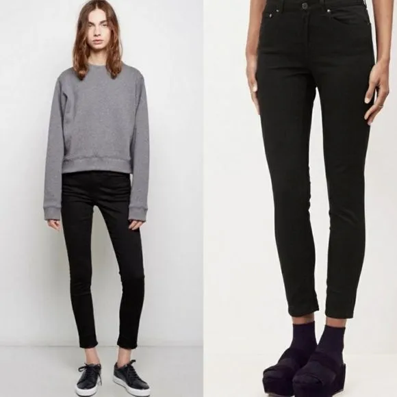 Acne Studios New Skin 5 Black skinny Jeans Size 27/32