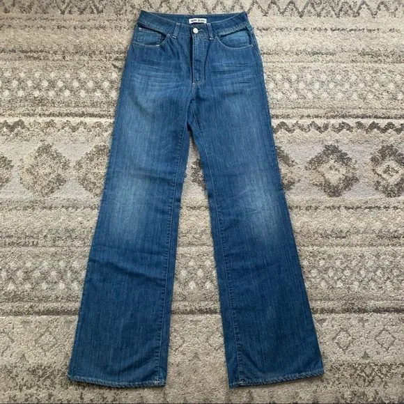 Acne Jeans A Line Wide Leg Jeans 30x34