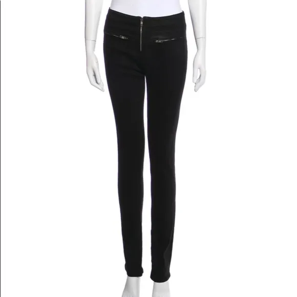 Adaptation Black Mid-Rise Skinny Leg Jeans 29 black .