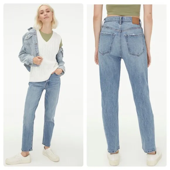 Aeropostale 90s Super High Rise Straight Leg Jeans