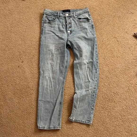 Aeropostale 90s Super High Rise Straight Jeans 12