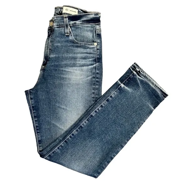 AG Mari High Rise Slim Straight Denim