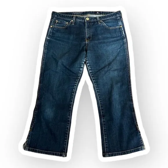 AG Adriano Goldschmied The Jodi Crop Side Slit High Rise Jeans