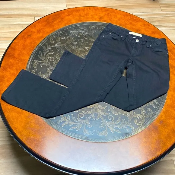 Agave Nectar Black Classic Straight Jeans Made in the USA Size 26