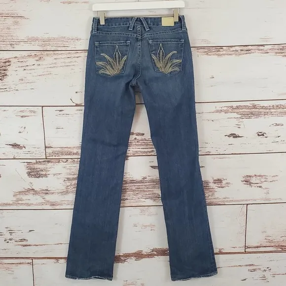 Agave Nectar Jeans Mariposa Straight 26 Denim Paradise