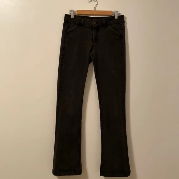 GENTLY Worn Women’s Black Agave Denim Size 26 Zipper Fly Jeans With Stretch