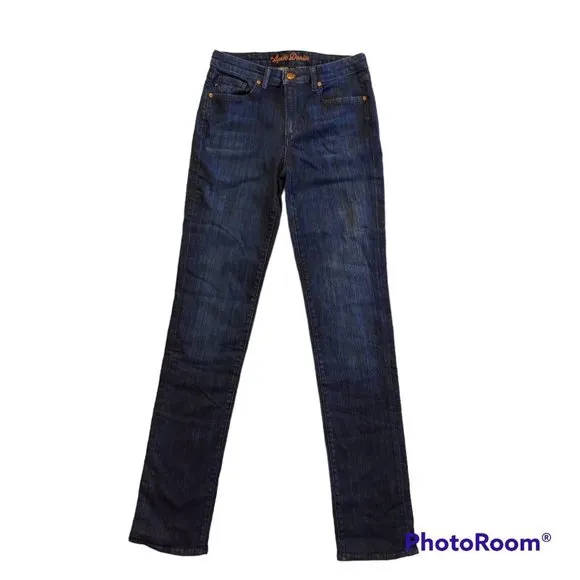 Agave Curvy Straight Jeans Size 29 Dark Wash Mid Rise 9.5 29x31 American made