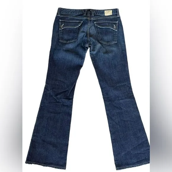 Agave nectar SEXY FLARE WOMANS dark WASH JEANS SIZE 30 vaquera