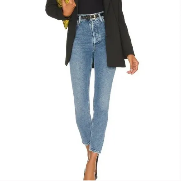 AGOLDE 29 Nico High Rise Slim Fit Jeans Drift Wash