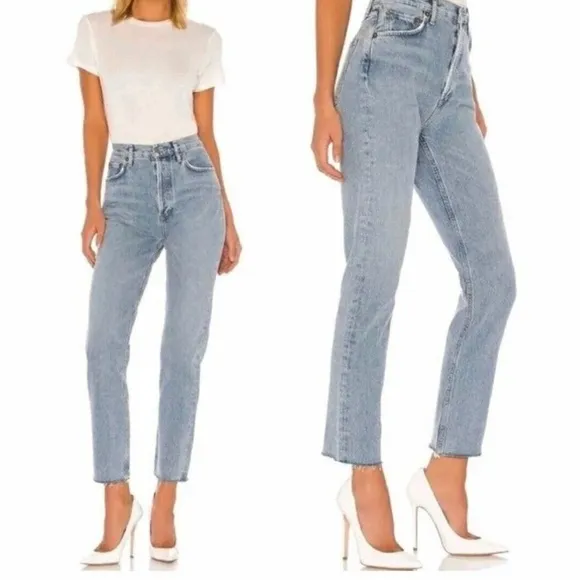 AGOLDE Remy High Rise Straight Jean in Renewable
          
      NWT