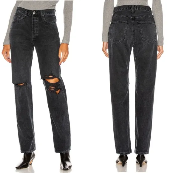 Agolde Lana Mid Rise Vintage Straight