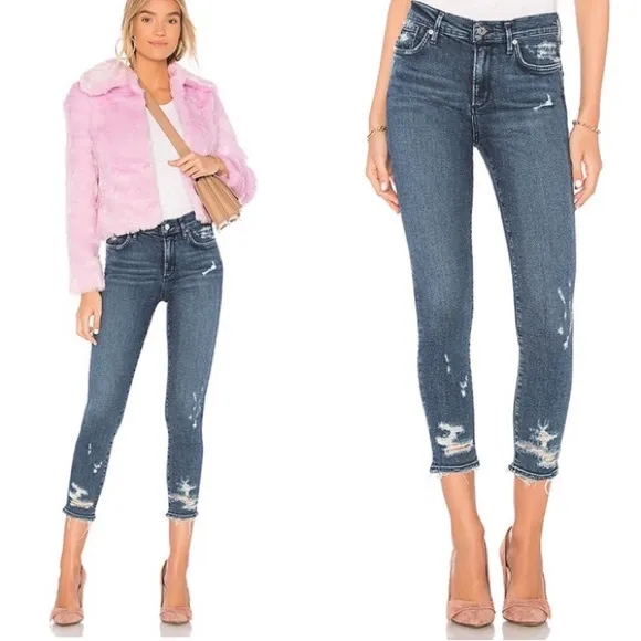 AGOLDE | Sophie High Rise Skinny Crop in Paradox - Size 25