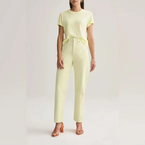 AGOLDE - 90's Mid Rise Loose Fit in Limoncello