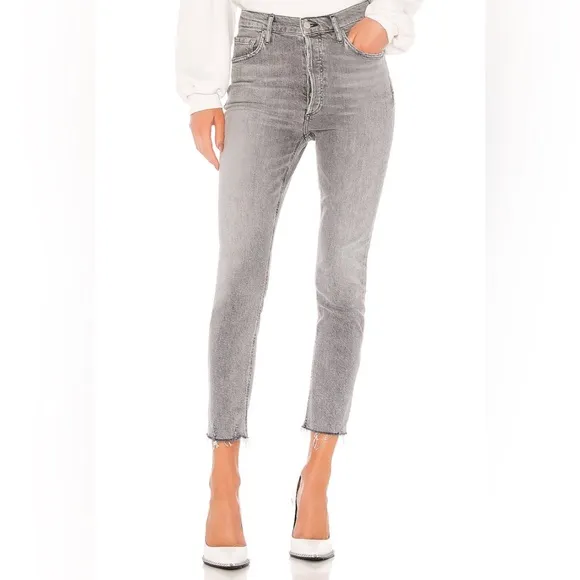 AGOLDE Nico High Rise Slim in Risk