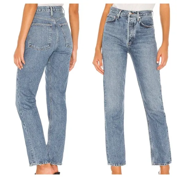 Agolde 90s Pinch Waist High Rise Straight Jeans