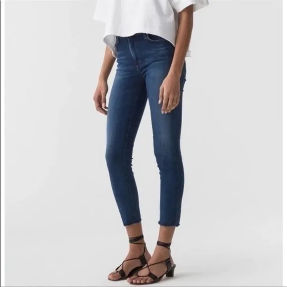 Agolde Sophie Crop Jeans High Rise Skinny 24