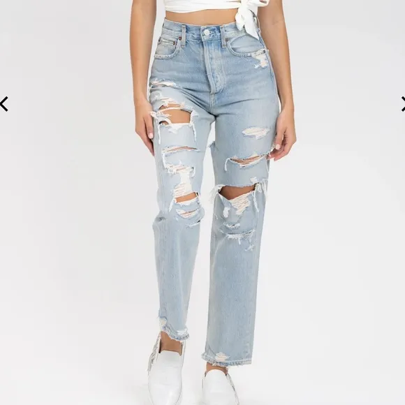 Agolde 90s Mid Rise Loose Fit in Unhinged
          
      NWT