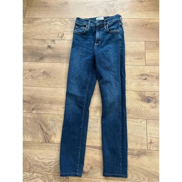AGOLDE Exclusive Sophie Crop in Lapis Size 26​​​​​​​​​