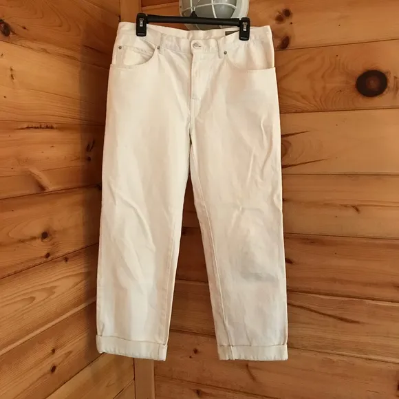 WHITE ALEXANDER MCQUEEN ITALIAN STRETCHY JEANS