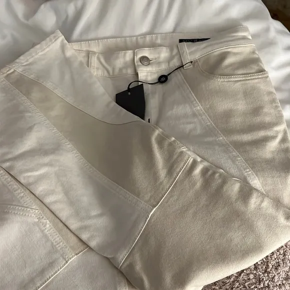 Alexander Mcqueen Patched Cropped Jean
          
      NWT