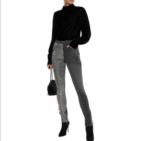 ✨ALEXANDER WANG ✨Studded Mid-rise Skinny Jeans
          
      NWT