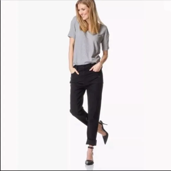 Alexander Wang 003 BoyFit In Black Oversized Jeans Size 26
          
      NWT