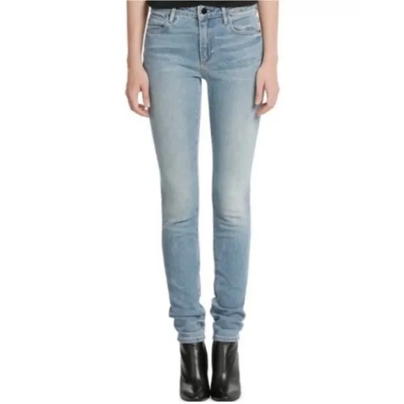 X Alexander Wang Light Indigo Fade Jeans
