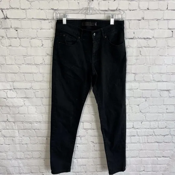 Denim x ALEXANDER WANG Women's Size 26 Bite Clash Denim Jeans Indigo Aged