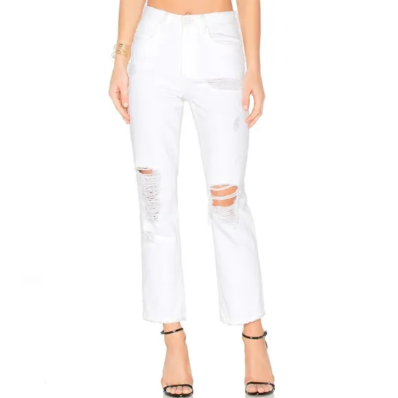 NEW ALEXANDER WANG WHITE DISTRESSED JEANS
          
      NWT