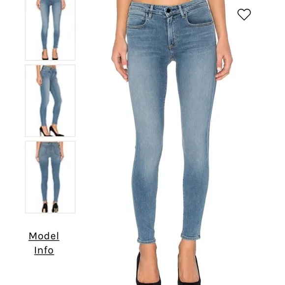 Denim X Alexander Wang Whip Skinny Jean