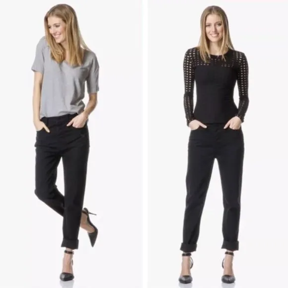 Alexander Wang 003 Jeans 26 30 NWT Boyfriend Black Slouchy Relaxed Denim Luxury
          
      NWT
