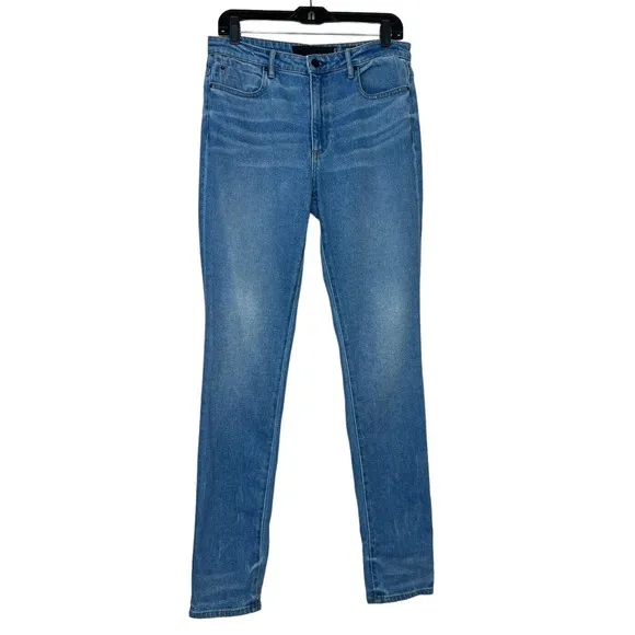 X Alexander Wang Denim Jeans Womens Size 29 Light Wash Skinny Blue Mid Rise