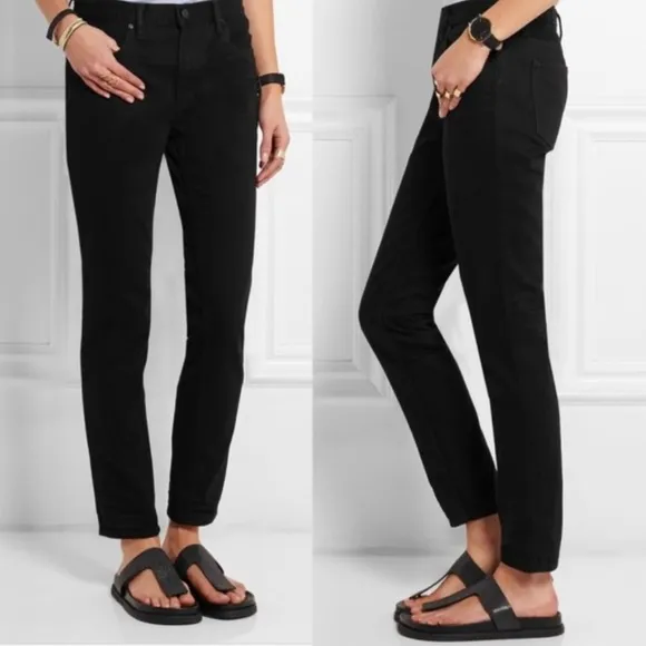 Alexander Wang x Denim Black Relaxed Skinny Jean