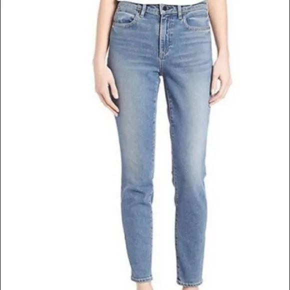 Alexander Wang Designer Light Denim Skinny Jeans