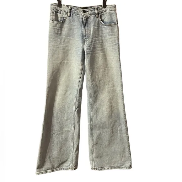ALEXANDER WANG LIGHT WASH FLARE JEANS