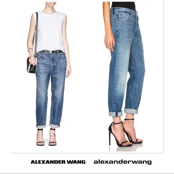 Alexander Wang 003 Boyfriend Blue Jeans