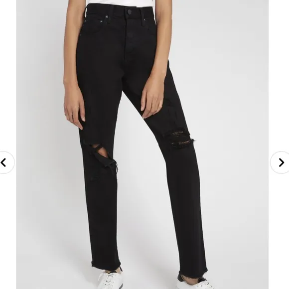 ALICE + OLIVIA Amazing High-Rise Boyfriend Jeans walkin and talkin wash Size 30