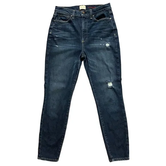 Alice + Olivia AO.LA Good Waist High Rise Ankle Denim Jeans Born to Run Size 29