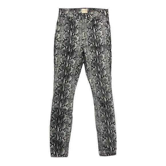 Alice + Olivia Snakeskin Skinny Jeans Size 25