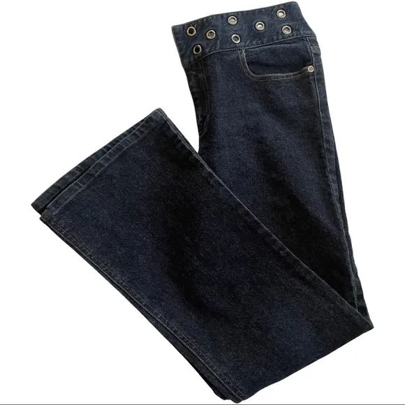 Alice + Olivia Jeans Grommet Waist Jeans Size 4