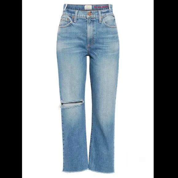 ALICE + OLIVIA Amazing Double Waist Girlfriend Jeans Try Me Wash