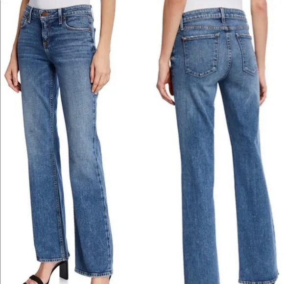 Alice + Olivia women’s low rise bootcut  jeans size 28