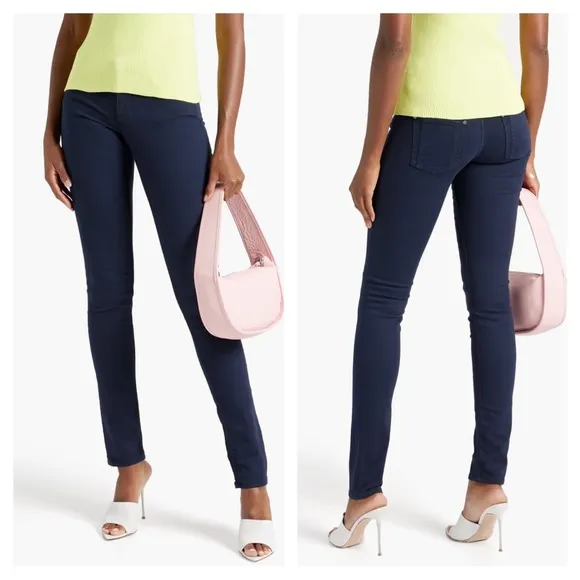 Alice + Olivia Jane Skinny Jean in Navy