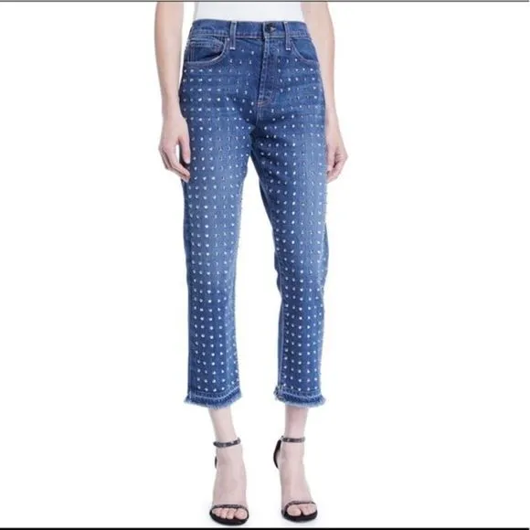 AO LA by Alice Olivia studded cropped jeans
          
      NWT