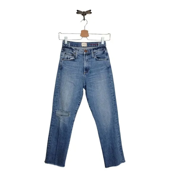 Alice + Olivia Amazing Double Waist Girlfriend Jean In Try Me 24