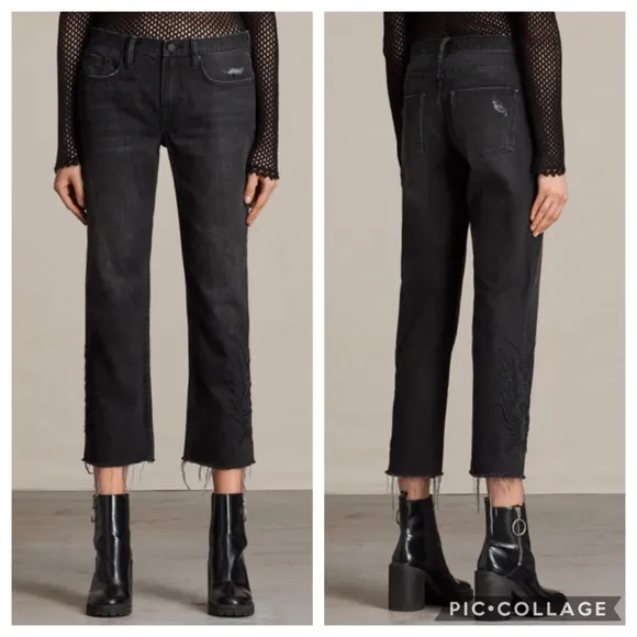 NWT ALL SAINTS BLack Wash Philly Boys Jeans
          
      NWT