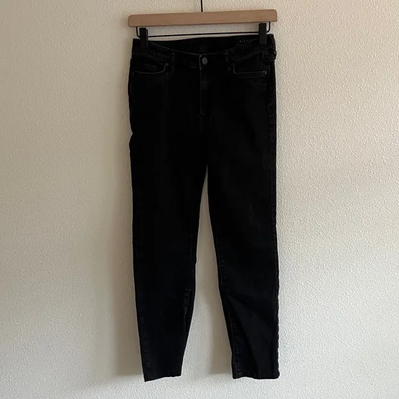 All Saints Eve Lux Black Denim Skinny Jeans