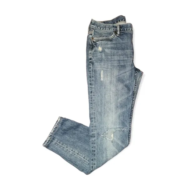 ALL SAINTS Ashby Low Rise Skinny Fit Distressed Jeans Size W27