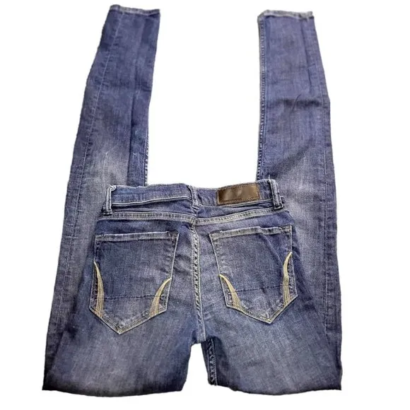 All Saints Women's SPITAFIELDS JACKS PLACE Pipe Skinny Jeans Size 24x32