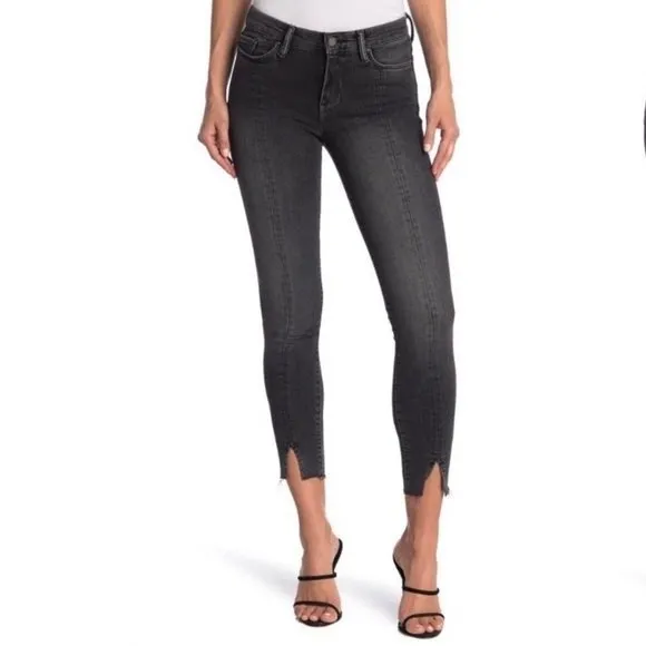 AllSaints Grace Split Ankle Jeans Washed Black Size 25
          
      NWT